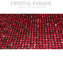 Self Adhesive Rhinestone Sheets SS8 (2.7mm) Red