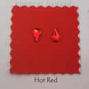 Zodiac Slim Peardrop Shape Red 5x8mm - Pack of 20