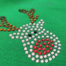 Crystal Parade Adjustable Sparkly Christmas Pet Bandana with Reindeer