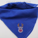Crystal Parade Adjustable Sparkly Christmas Pet Bandana with Reindeer