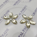 SLIGHT SECONDS Resin Navette Sew on Stone - Clear