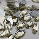 SLIGHT SECONDS Resin Navette Sew on Stone - Clear