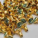 Preciosa Rivet with Maxima Crystal - Chrysolite