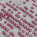 Zodiac Crystals Mixed Sizes Pack of 200 - Rose