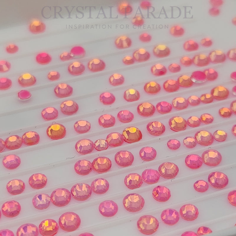 Zodiac Crystals Mixed Sizes Pack of 200 - Rose Neon Opal