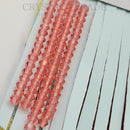 Preciosa Bicone Bead Rose Peach
