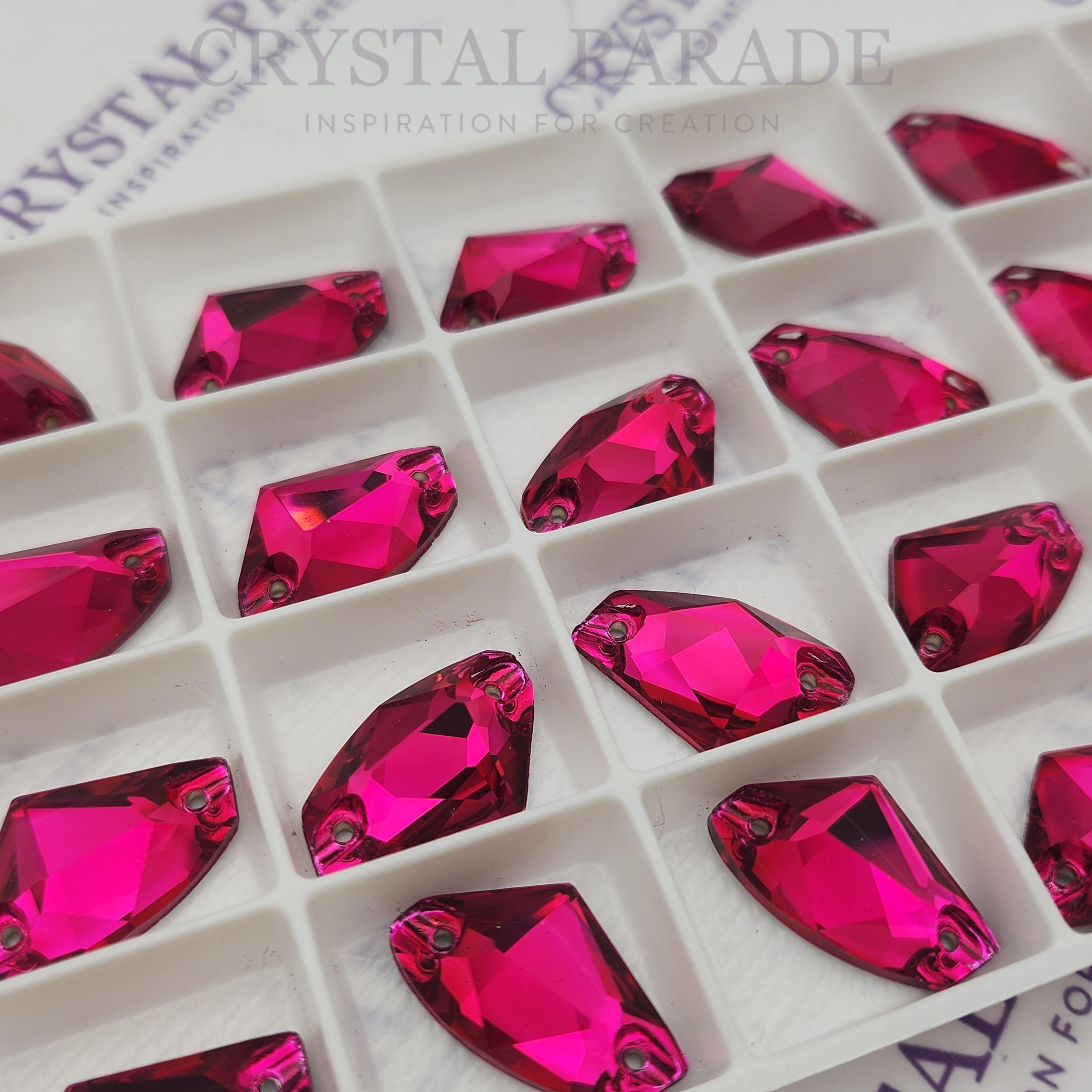 Sparkle with Zodiac Crystal Peardrop Sew on Stone - Comet Argent
