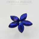Zodiac Hotfix Navette Shape 4x8mm Sapphire - Pack of 20