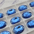 Limited Edition - Zodiac Crystal Oval Sew on Stone - Sapphire