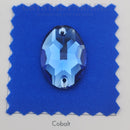 Limited Edition - Zodiac Crystal Oval Sew on Stone - Sapphire