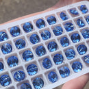 Zodiac Rivoli Buttons Sapphire