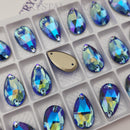 Zodiac Crystal Peardrop Sew on Stone - Sapphire Shimmer