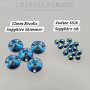 Zodiac Crystal Peardrop Sew on Stone - Sapphire Shimmer