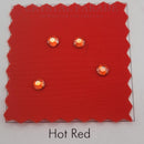 Luna Non Hotfix Rhinestones - Orange Satin