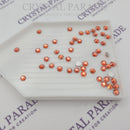 Luna Non Hotfix Rhinestones - Orange Satin