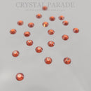 Luna Non Hotfix Rhinestones - Orange Satin