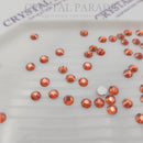 Luna Non Hotfix Rhinestones - Orange Satin