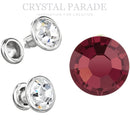 Preciosa Rivet with Maxima Crystal - Burgundy