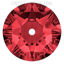 Swarovski 3188 Xirius Lochrose Sew on Stone - Scarlet