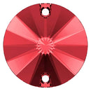 Swarovski 3200 Rivoli Sew on Stone - Scarlet