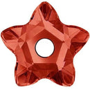 Swarovski 3754 Star Flower Sew on Stone - Scarlet