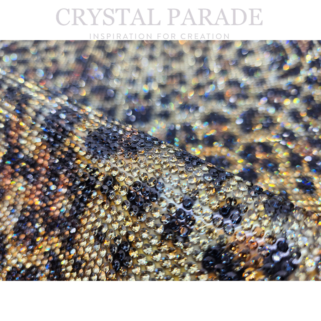 Leopard Print Variants Leopard Print Self Adhesive Rhinestone Sheets!