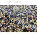 Self Adhesive Rhinestone Sheet SS8 (2.7mm) Leopard Print - 24cm x 39cm