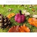 Small Hand Embellished Plush Pumpkins - Various Colours