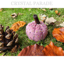 Small Hand Embellished Plush Pumpkins - Various Colours