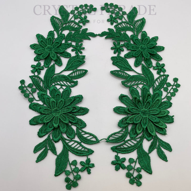 Zodiac Costume Applique Pair - Shamrock Green