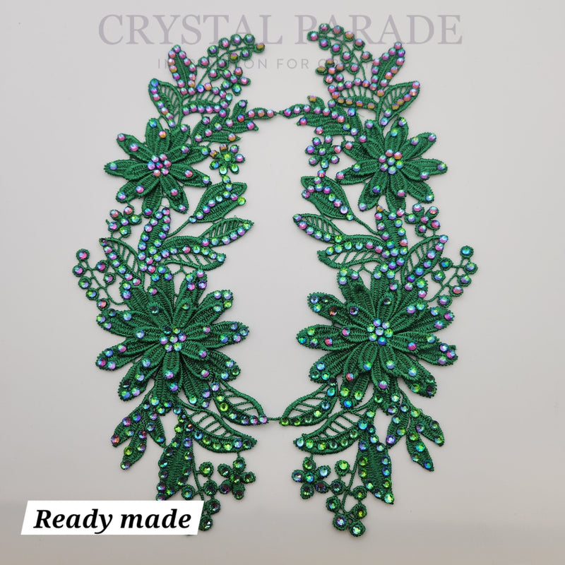 Zodiac Costume Applique Pair - Shamrock Green