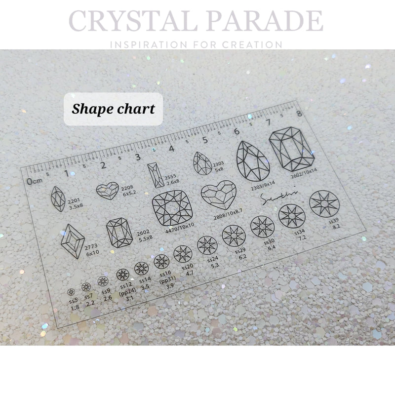 Handy Nail Art Crystal Size Charts