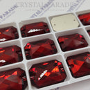 Zodiac Sew on Stone Emerald Cut - Siam