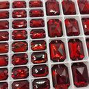 Zodiac Sew on Stone Emerald Cut - Siam