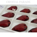 Zodiac Crystal Peardrop Sew on Stone - Siam
