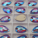 Zodiac Crystal Peardrop Sew on Stone - Siam Shimmer