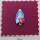 Zodiac Crystal Peardrop Sew on Stone - Siam Shimmer