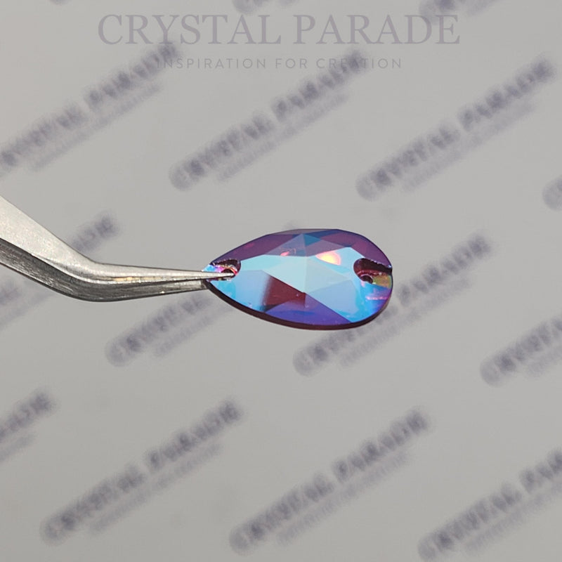 Zodiac Crystal Peardrop Sew on Stone - Siam Shimmer