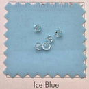 Preciosa Bicone Bead Silver Aquamarine
