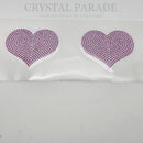 Zodiac Hotfix Crystal Iron on Transfers - Single Heart