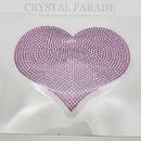 Zodiac Hotfix Crystal Iron on Transfers - Single Heart