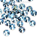 Luna Non Hotfix Rhinestones - Sky Blue Metal