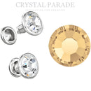 Preciosa Rivet with Maxima Crystal - Light Colorado Topaz