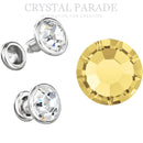 Preciosa Rivet with Maxima Crystal - Light Topaz