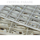 Zodiac Crystal Slim Baguette Sew on Stone - Clear