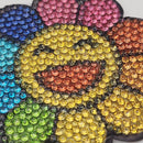 Zodiac Hotfix Crystal Iron on Transfer - Smiley Flower