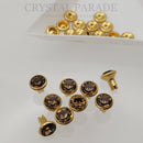 Preciosa Rivet with Maxima Crystal - Smoked Topaz