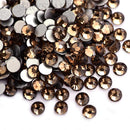 Luna Non Hotfix Rhinestones SS3 (1.5mm) Pack of 100 - Smoked Topaz
