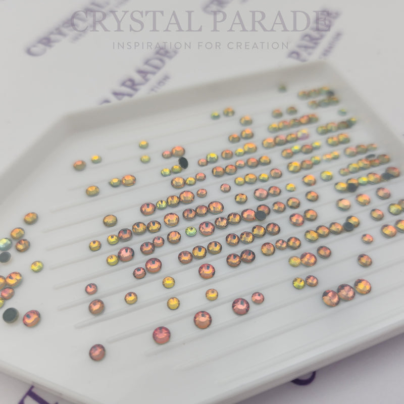 Zodiac Crystals Mixed Sizes Pack of 200 - Smokey Grey Mocha Opal
