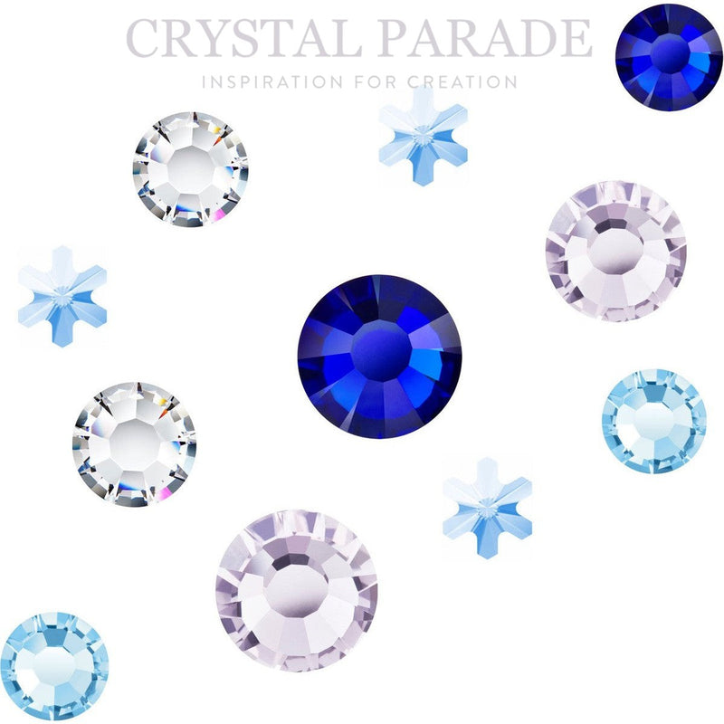 Preciosa Crystal Mix Pack of 100 - Snow Fairy + FREE Snowflakes